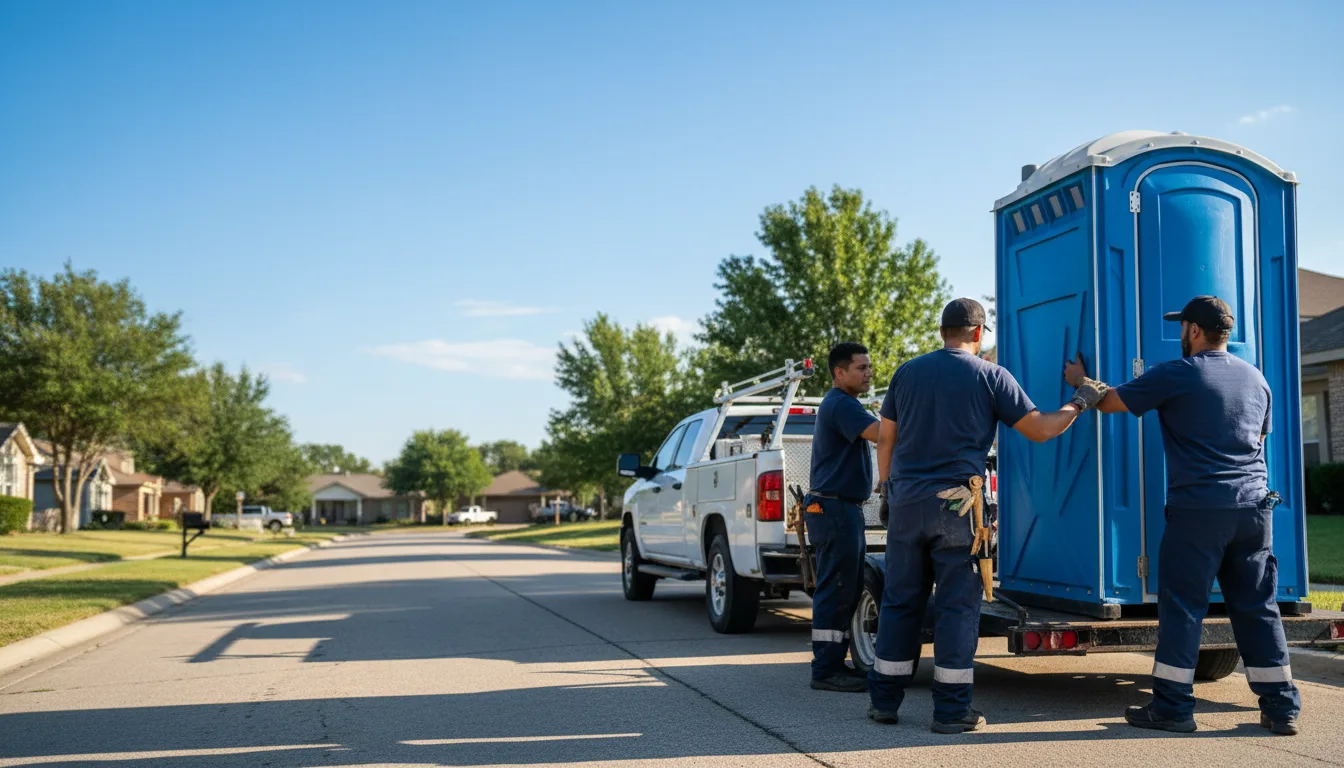 Portable Toilet Rental in Doole, TX near me